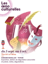 Vernissage exposition le vendredi 5 septembre à 18h au caveau de vente