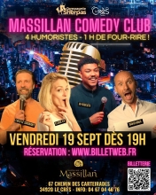Massillan comedy club au Domaine Massillan le 19 septembres dès 19h